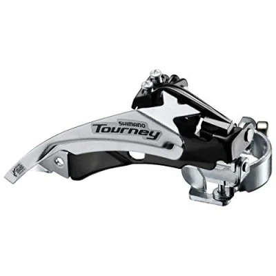 Afbeelding van Voorderailleur 6/7 speed Tourney FD TY510 top swing dual pull 48T