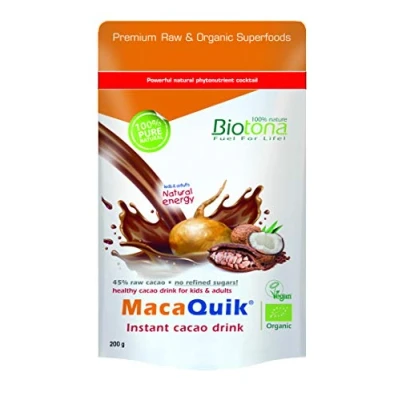 Afbeelding van Biotona MacaQuik Instant Cacao Drink Bio 200g