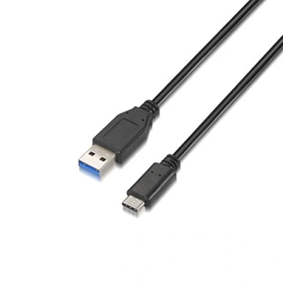 Afbeelding van Kabel USB C naar Aisens A107 0060 Zwart 1 m