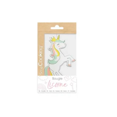 Afbeelding van ScrapCooking XXL Kaars Unicorn