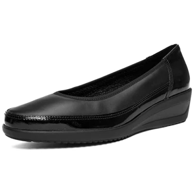 Afbeelding van ARA Dames ZÜRICH ballerina&#039;s, zwart, 38,5 EU, 38.5 EU Breed