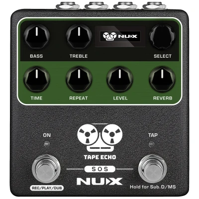 Afbeelding van NUX NDD 7 Tape Echo Delay / Reverb effectpedaal