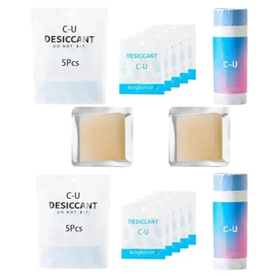 Afbeelding van C U Huisdierset voor PETKIT droogmiddel, freshelement Mini Pro (10 x 30 g) + geurvernietiger Pura Max zelfreinigende kattentoilet, geurcontrole (2 stuks) kattentoiletzak rollen)