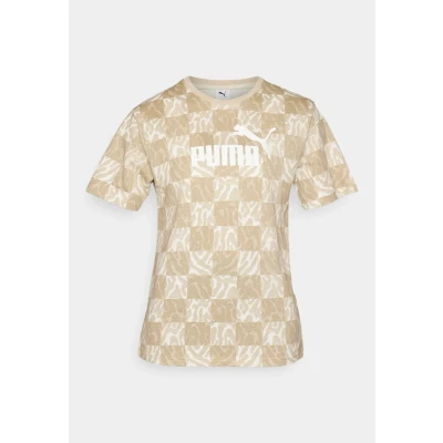 Afbeelding van Puma Graphic Relaxed Tshirt print, Dames, Maat: Small, Alpine snow