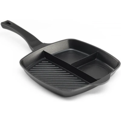 Afbeelding van Lazy Man 3 in 1 braadpan, Romantisch Cadeau, Huwelijkscadeau, Cadeau idee