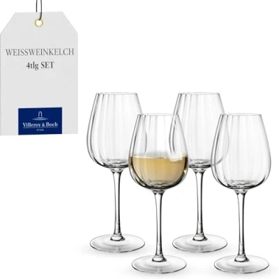 Afbeelding van Witte wijnglas Villeroy &amp; Boch Rose Garden (4 Delig)