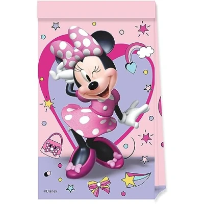 Afbeelding van Minnie Mouse Junior Traktatiezakjes 4 stuks