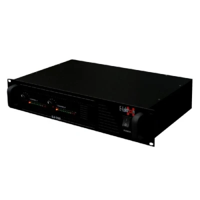 Afbeelding van E Lektron DJ 700 stereo PA versterker 19&quot;/2U eindversterker 2x 350W piek