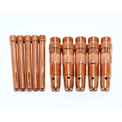Afbeelding van RIVERWELD TIG Collet Lichamen 10N24 10N32 (2.4mm) Diverse Grootte kit Fit SR DB PTA WP 17 18 26 Lastoorts 10 stks
