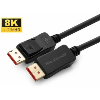 Afbeelding van Microconnect MC DP MMG 050V1.4 DisplayPort kabel 0,5 m Zwart