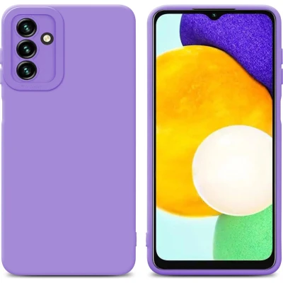 Afbeelding van Cadorabo Hoesje geschikt voor Samsung Galaxy A13 5G in FLUID LICHT PAARS Beschermhoes TPU silicone Cover Case