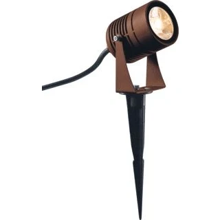 Afbeelding van Slv led spike buitenlamp met grondpin roestkleurig ip55 3000k 40 1002203