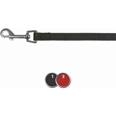 Afbeelding van Trixie hondenriem classic rood (100X2,5 CM)