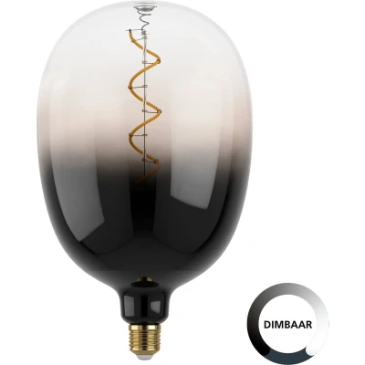 Afbeelding van EGLO LED Lamp E27 Ø 18 cm T180 Smoke 1800K Dimbaar