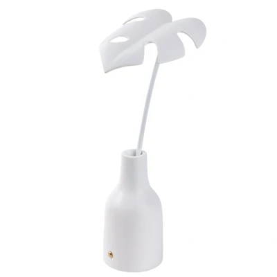 Afbeelding van Seletti Leaf tafellamp LED oplaadbaar wit Delicio