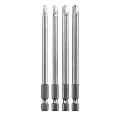 Afbeelding van kwb Torque bitset 4 delig 10, elk 100 mm, extra lang, schroevendraaierset, magnetisch