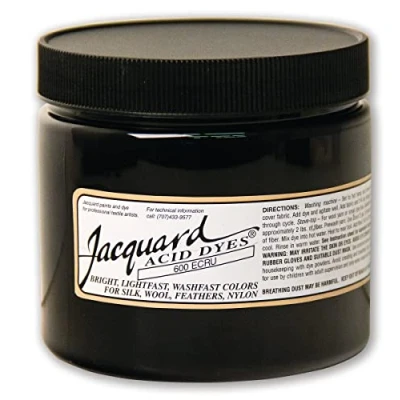 Afbeelding van Jacquard Zuurkleurstof voor wol, zijde en andere eiwitvezels, 8 ounce pot, geconcentreerd poeder, Ecru 600