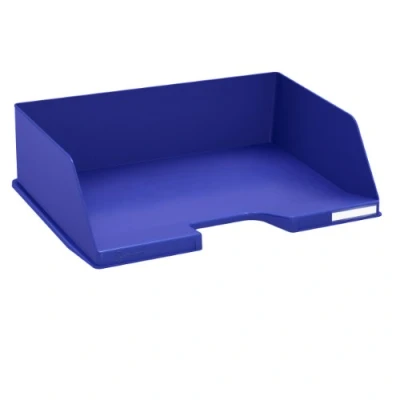 Afbeelding van Exacompta ref. 112104D Set van 4 Brievenbakken COMBO MAXI Afmetingen: 25,5x36,5x10,3 cm voor A4 documenten + kleur nachtblauw