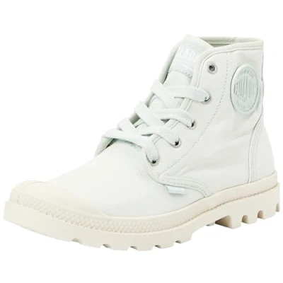 Afbeelding van Palladium Pampa HI Veterboots, Dames, Maat: 39, Dry green Textiel
