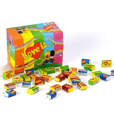 Afbeelding van Love is Kauwgom Diverse Alle 5 Flavours 100 stuks Box