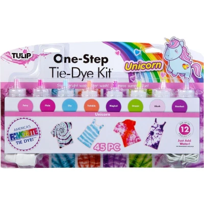 Afbeelding van Tulip One Step Tie Dye Kit Unicorn 8stuks
