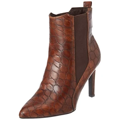Afbeelding van Marco Tozzi Dames 2 25350 29 Chelsea laarzen, Cognac STR, 37 EU