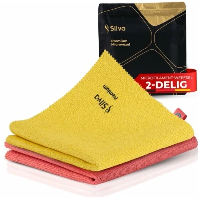Afbeelding van Silva Microvezeldoekjes Multifunctionele Reinigingsdoek 2 Stuks