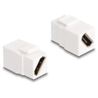 Afbeelding van Delock Keystone Modul HDMI Buchse zu diagonal 8K 60 Hz weiß