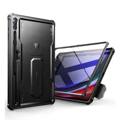 Afbeelding van Dexnor voor Samsung Galaxy Tab S9 Ultra hoesje, [ingebouwde schermbeschermer en kickstand] zware militaire bescherming schokbestendige beschermhoes