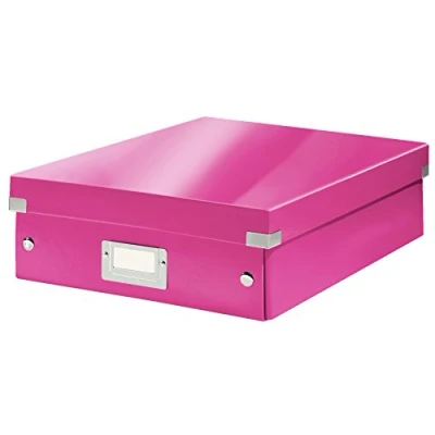 Afbeelding van Opbergdoos WOW Click&amp;Store middelgroot 85% gerecycled karton Leitz