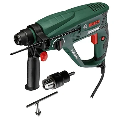 Afbeelding van Bosch Home and Garden boorhamer PBH 2100 SRE (550 Watt, met SDS adapterboorhouder, in koffer), groen
