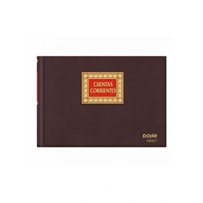 Afbeelding van Rekeningenboek DOHE 09927 Quarto Bordeaux 100 Lakens