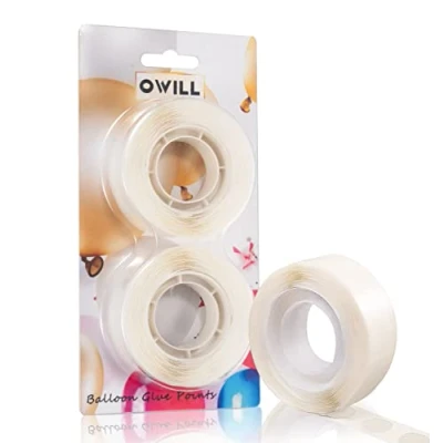 Afbeelding van OWill 500 STKS Ballon Lijm Dots, Verwijderbare Sticky Dots Dubbelzijdige Tape, Extra sterke kleverige voor Crafting Bruiloft Kerst Verjaardagsfeestje Decoraties DIY Scrapbooking