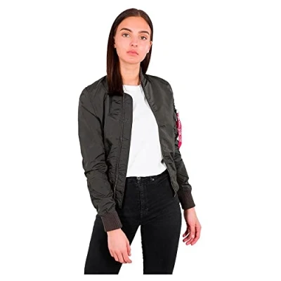 Afbeelding van Alpha Industries MA1 TT WMN Bomberjacks, Dames, Maat: XS, Grey
