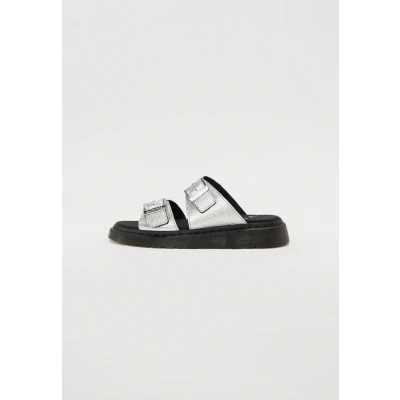 Afbeelding van Dr. Martens Josef Unisex Muiltjes Silver coloured, Maat: 39, coloured Leer