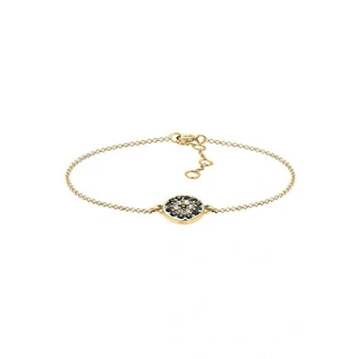 Afbeelding van Elli EVIL EYE Armband, Dames, Maat: 17, Goldfarben