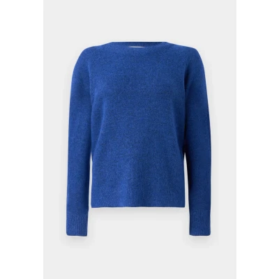 Afbeelding van SELECTED FEMME Slflulu Ls Knit O Neck Noos, blauw, XXL