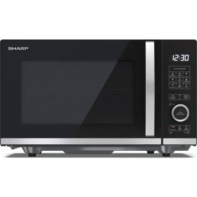 Afbeelding van Sharp YC QG204AE B Magnetron Zwart 800 W Grillfunctie, Met display
