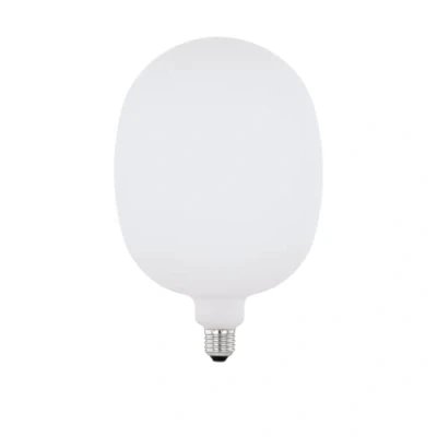 Afbeelding van EGLO LED lamp E27 dimbaar, ovale Edison gloeilamp Big Size, 4,5 Watt (40w equivalent), 470 Lumen, lichtbron extra groot, warm wit, opaal glas, 2700 Kelvin, E170, Ø 17 cm