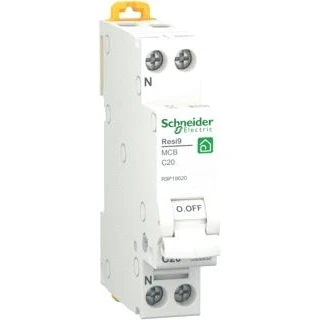 Afbeelding van Schneider Inst. Automaat R9P19620 20A 1P+N C Kar. 6Ka