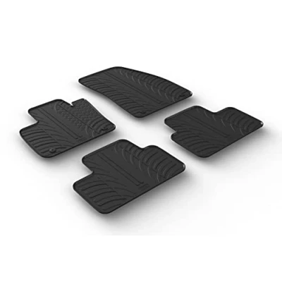 Afbeelding van Gledring Rubbermatten passend voor Volvo XC40 2018 (T profiel 4 delig + montageclips)