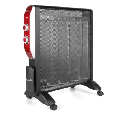 Afbeelding van Orbegozo RMN 2050 Glimmer radiator, 2 warmtestanden, regelbare thermostaat, zonder vloeistof, oververhittingsbeveiliging, kabelopwikkeling, 2000 W, rood