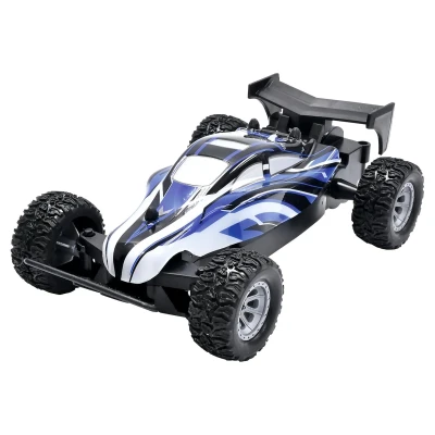 Afbeelding van Lexibook, Crosslander® Mini buggy, radiografisch bestuurbare snelheid tot 15 km/u, voor en achterbumpers, oplaadbaar, Blauw, RC17