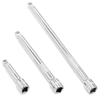 Afbeelding van DAKCOS 3 Stuks Wobble Extension Bar Set 3/8 Inch Drive Socket Chroom Vanadium Staal