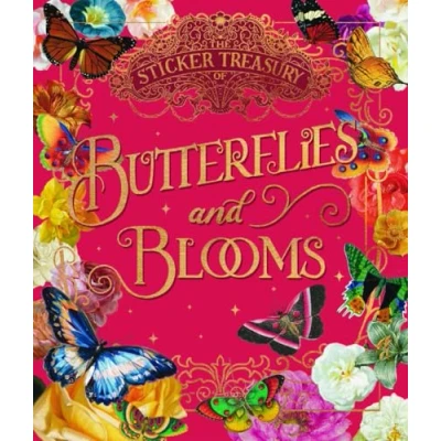 Afbeelding van The Sticker Treasury of Beautiful Blooms and Butterflies: An eclectic book stickers for journaling, collaging, scrapbooking more