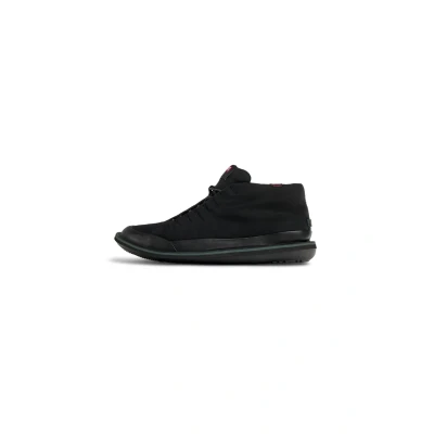 Afbeelding van Camper Beetle Sneakers hoog schwarz, Heren, Maat: 41, Schwarz Leer en textiel
