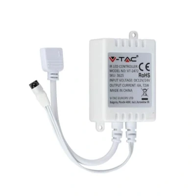 Afbeelding van V tac Controller Vt 2472 Ir Remote 35 X 60 Mm Wit 2 delig