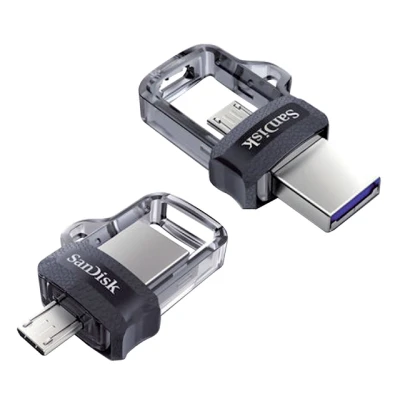 Afbeelding van USB stick 3.0 Sandisk Dual Micro Ultra 256GB