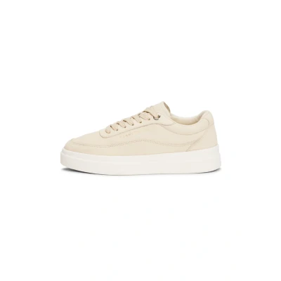 Afbeelding van Tommy Hilfiger Modern Court Sneakers laag, Dames, Maat: 36, Muslin Nubukleer
