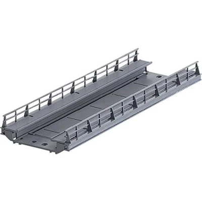 Afbeelding van Märklin 074618 H0 Oprit 1 spoor C rails (met ballastbed) (l x b) 180 mm 64